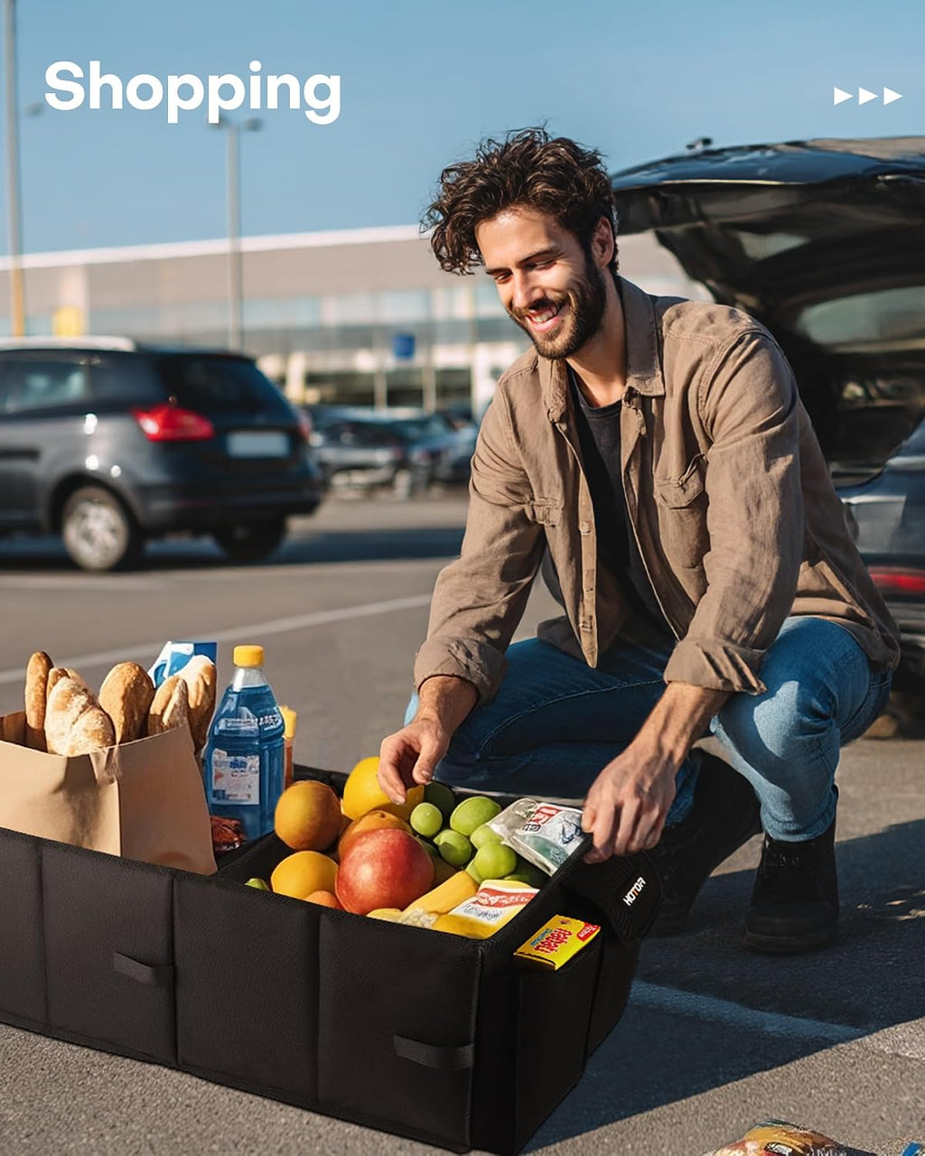HOTOR Foldable Car Boot & Trunk Organizer | SUV & Sedan Storage