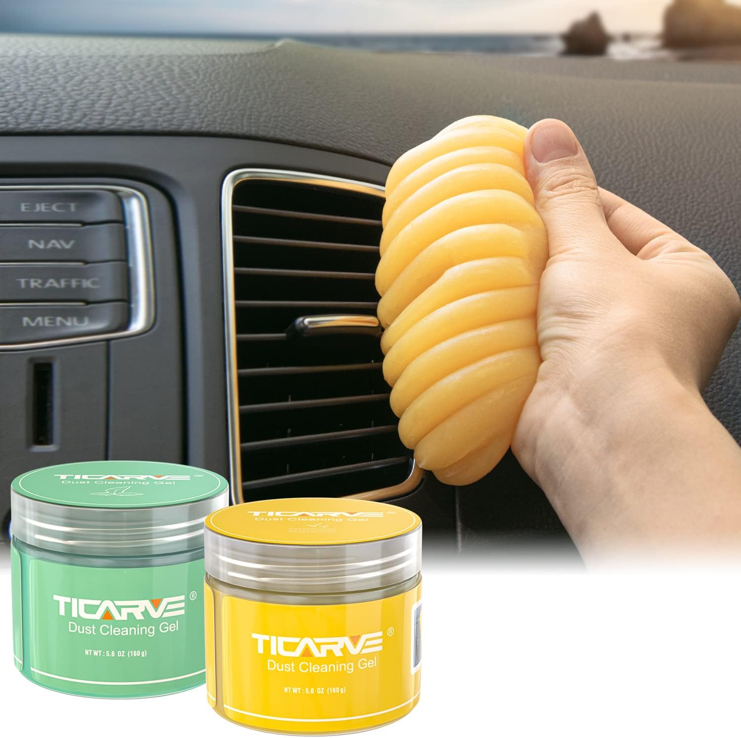 Cleaning Gel for Car Detail Putty - Auto Interior Cleaner for Vents, Keyboards and Crevices