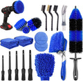 Car Detailing Kit — 20 or 27-Piece Interior, Wheel & Exterior Set