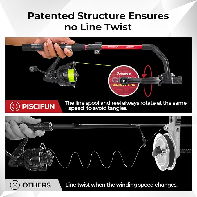 Piscifun Speed X Fishing Line Spooler — product view 2