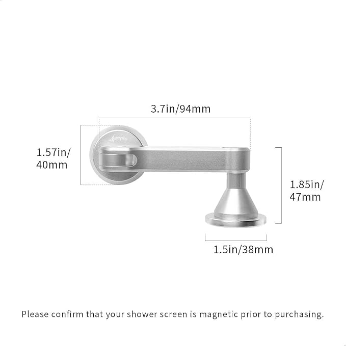 watchget V2 Magnetic Puck Screen Holder – Silver — product view 2